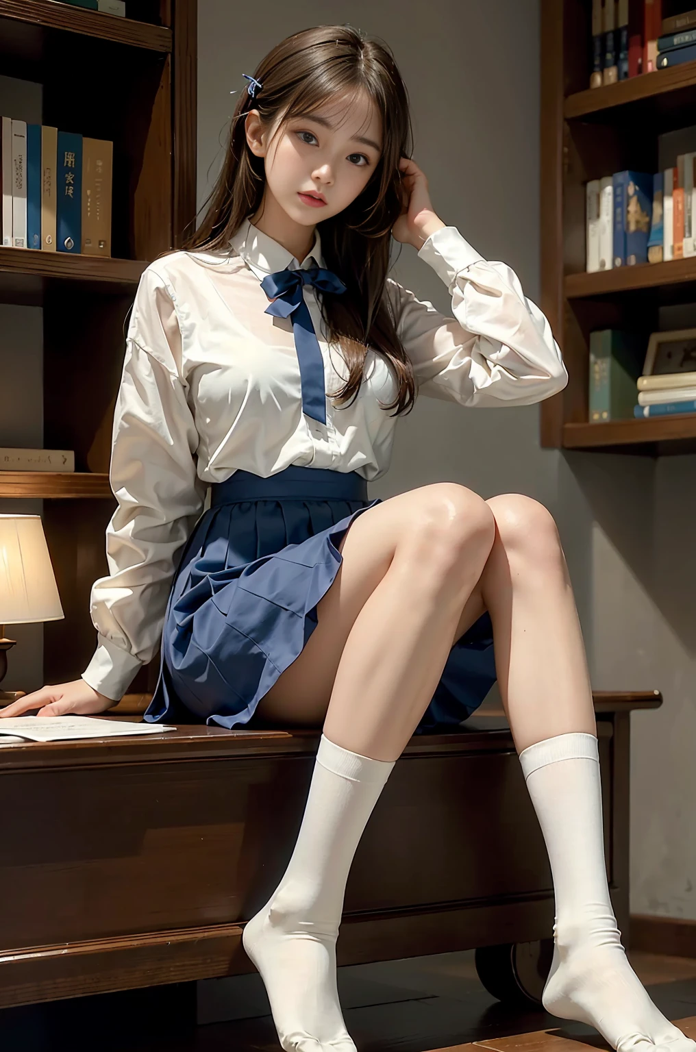 20 year old woman, (high top faded 1.3), (low(low)), (soft focus