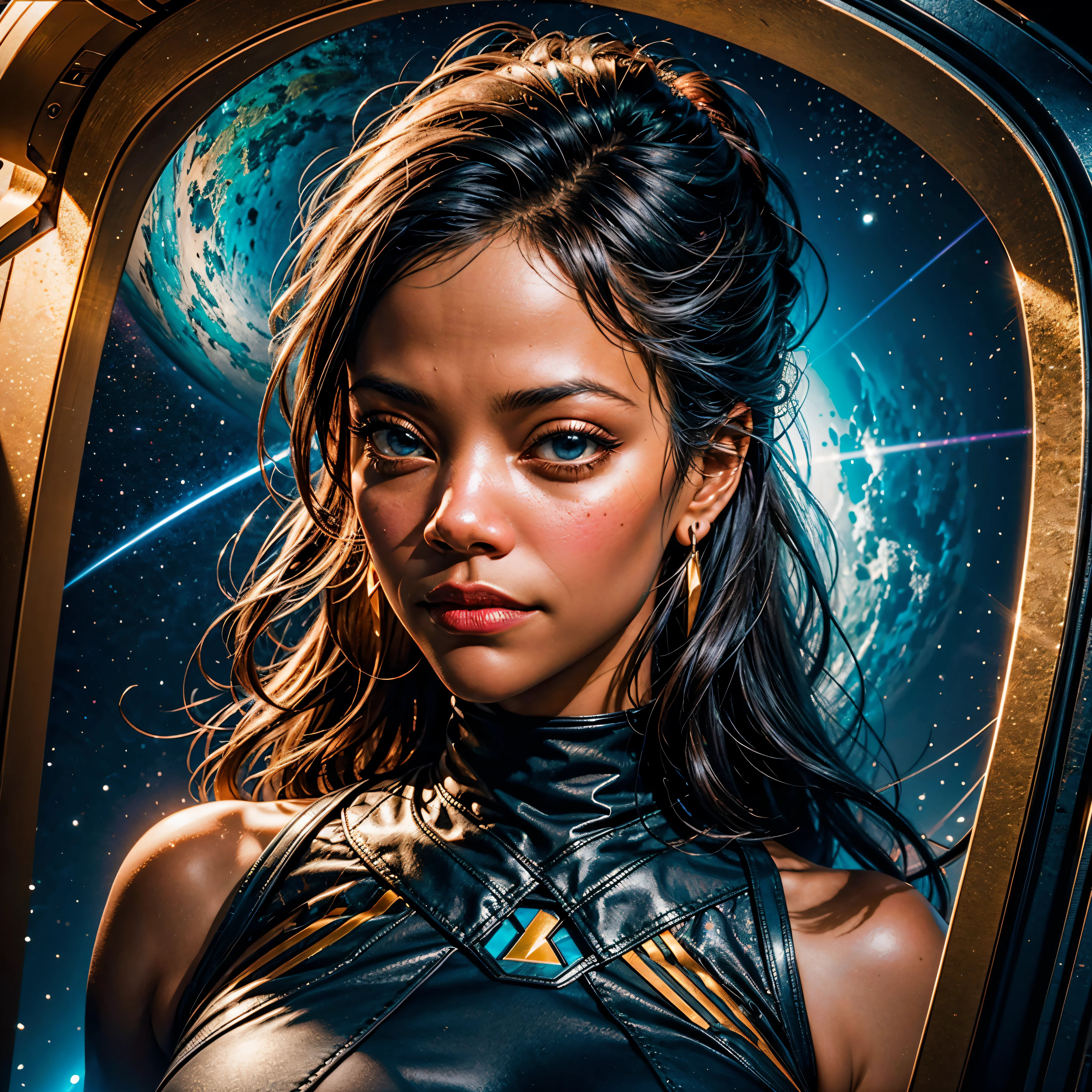 ((Zoe Saldana parece curiosa)), ((ella tiene pechos redondos)), ((Viaje a las estrellas)), (uniforme ds9st), ((Manguera uniforme)), ((camiseta sin mangas blanca)), (está de pie en su cabina en el Enterprise), "Suit Viaje a las estrellas Outfits" , (cabeza pequeña), ((cara detallada)), Luz cinematográfica suave, ((((Mirada Kino)))), (fotorrealista), (trazado de rayos), (enfoque nítido), ((textura de piel realista natural)), cara detallada, labios detallados, ojos detallados, doble párpado unrealengine5 ultra Cinamatic_luz solar ultra_obra maestra de alta definición camino profundo equirectangular ultra_alta resolución meticulosamente intrincada analogique ultra_Fotorrealista ultra_ultra de alta calidad_alto detalle óptimo preciso cgi vfx sfx reflex 3dcg máximo radiante vívido codificado por colores octano extremadamente mejorado_renderizado UHD XT3 DSLR HDR romm rgb pbr 3dcg fxaa blay fkaa txaa rtx ssao mejorado ultra_nitidez Fuego fatuo iota reflexión simétrica iluminación global saturar luminiscencia relámpago volumétrico contraste incandescente cristalino gota de sol variado multi etc. zentangle tangle mandala entangle --s 1000 --c 20 --q 20 --chaos 100