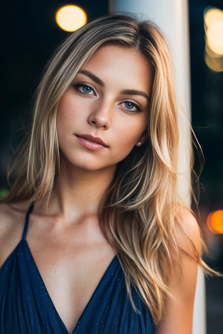 RAW uhd closeup portrait of a 24-year-old blonde, natural very long blonde  hair - SeaArt AI