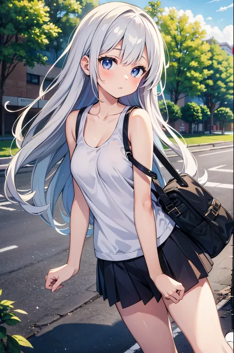 loli,tank top,nipple,tits