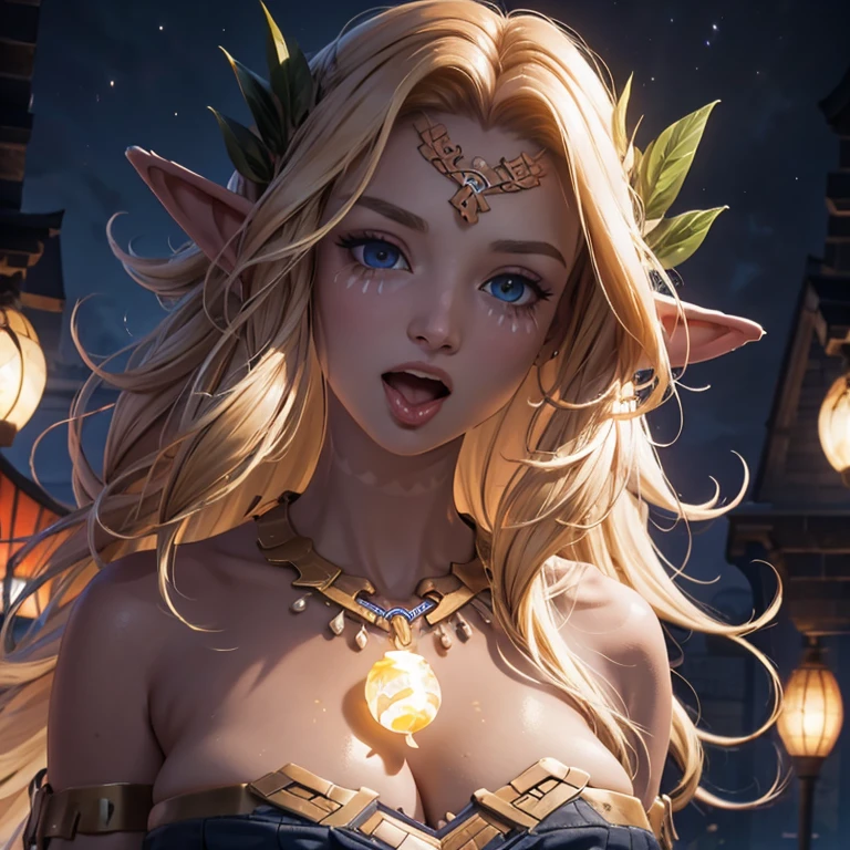 (best quality,4k,8k,highres,masterpiece:1.2),ultra-detailed,ahegao,excited,Big boobs,perfect body,pubic hair,nipple piercing,complete naked,Open mouth,tongue,arms behind head,illustration,sculpture,dark atmosphere,vivid colors,dramatic lighting, hyrule