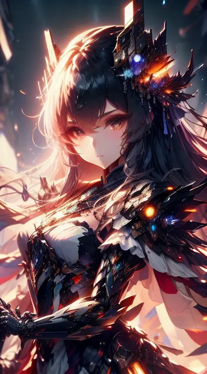 cinematic, very detailed, and extremely detailed, This artwork is、Capturing the essence of a girl with breathtaking beauty. Colo...