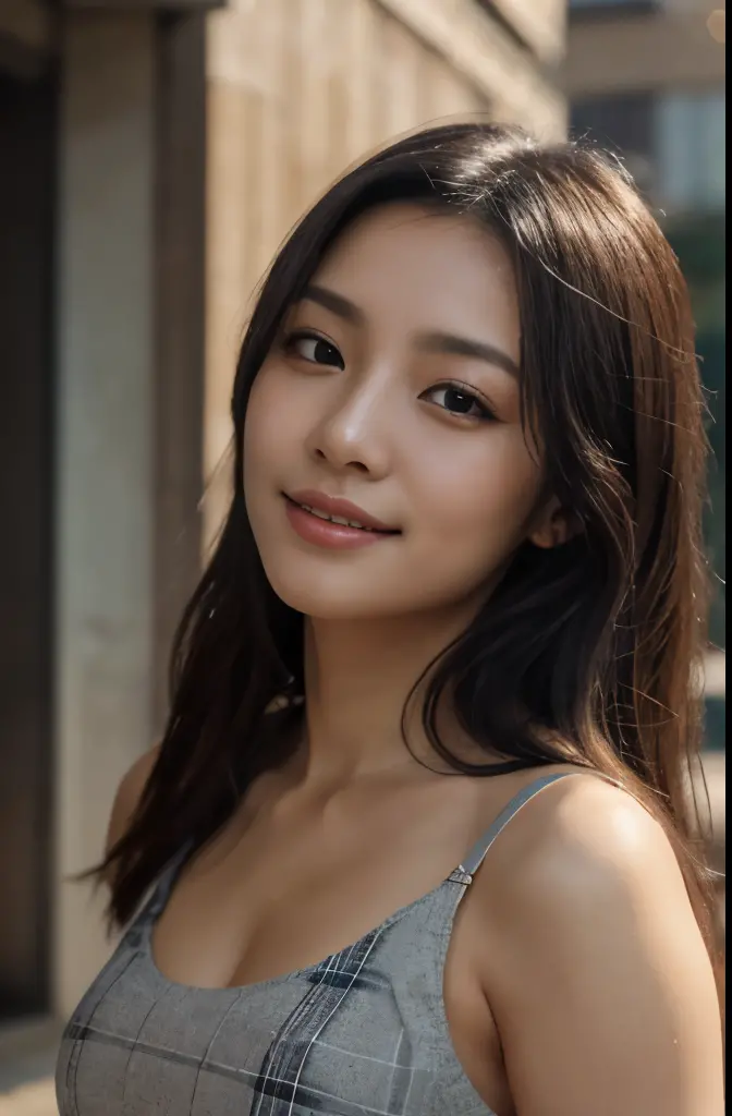 ((Best Quality, 8K, unreal engine, Masterpiece:1.3)), hyperrealistics style, (Image, Photograph), (Imada Mio:1.0), (Jisoo:0.5), Photos of young Japanese women named Haruka, 27 years old, beautiful face, very small chest, long black hair, white skin, light ...