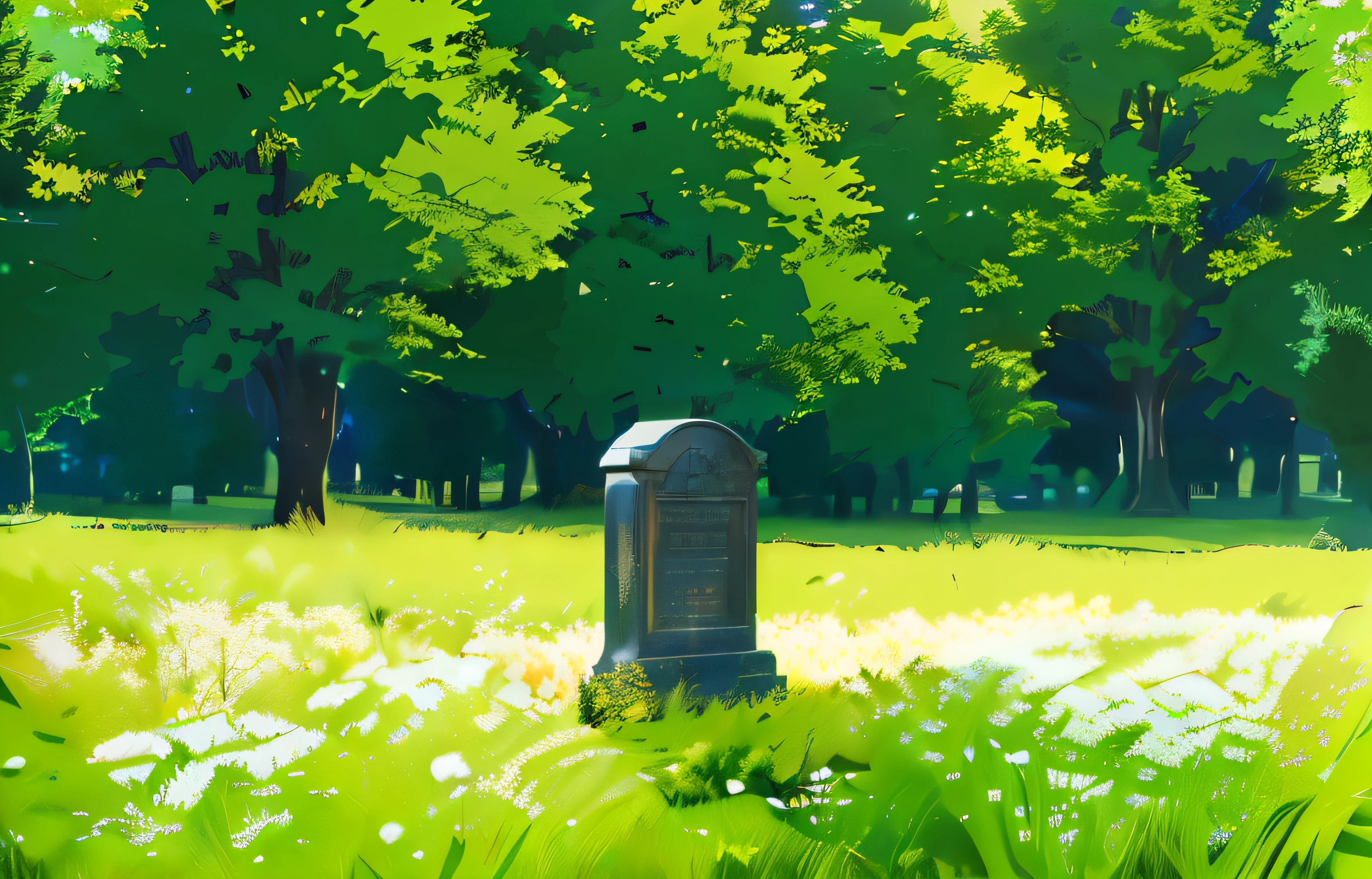 bois々Il y a une petite tombe dans le pré, anime rush john 8k forêt, fond de film d&#39;animation, fond de cimetière, fond d&#39;anime, fond d&#39;anime art, scène de fond aléatoire, fond d&#39;écran nature animé, ( ( Makoto Shinkai ) ), colorful fond de film d&#39;animation, Film d&#39;animation encore, image fixe d&#39;anime, De belles scènes de paix dans l&#39;anime