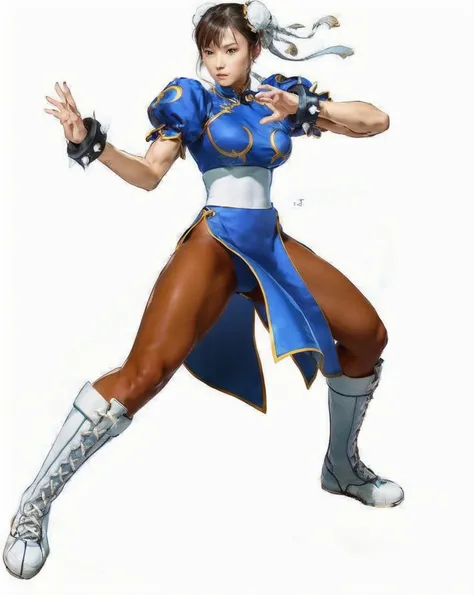 Street Fighter II》Chun-Li's,Perfect Chun-Li'Costume - SeaArt AI