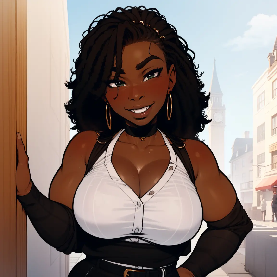 Black Woman, black milf