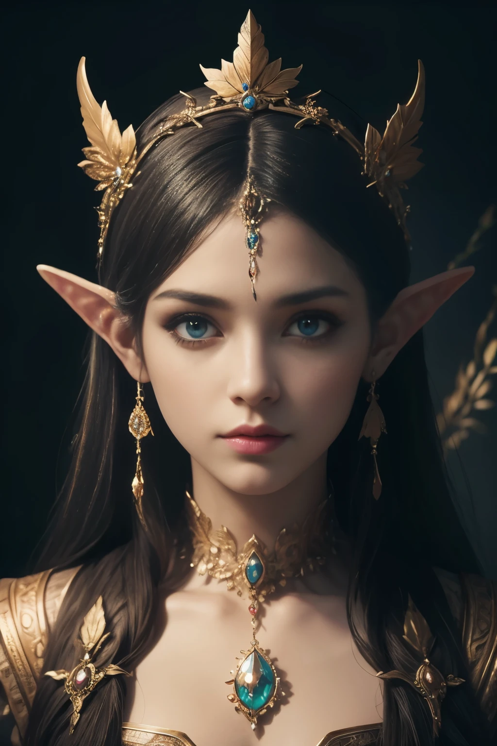 (Best quality, 4k, High-resolution, Masterpiece:1.2), Ultra-detailed, Realistic, Radiant lighting, Epoch Elves, Portraits, Fantastical colors, Fine art, Ethereal beings, Dreamlike, Whimsical creatures, Detailed facial features, Glowing eyes, Elven beauties, Ethereal glow, Mythical creatures, Harmonious composition, Dazzling colors, Stunning visual effects, Otherworldly appearance, Mesmerizing artistry, 