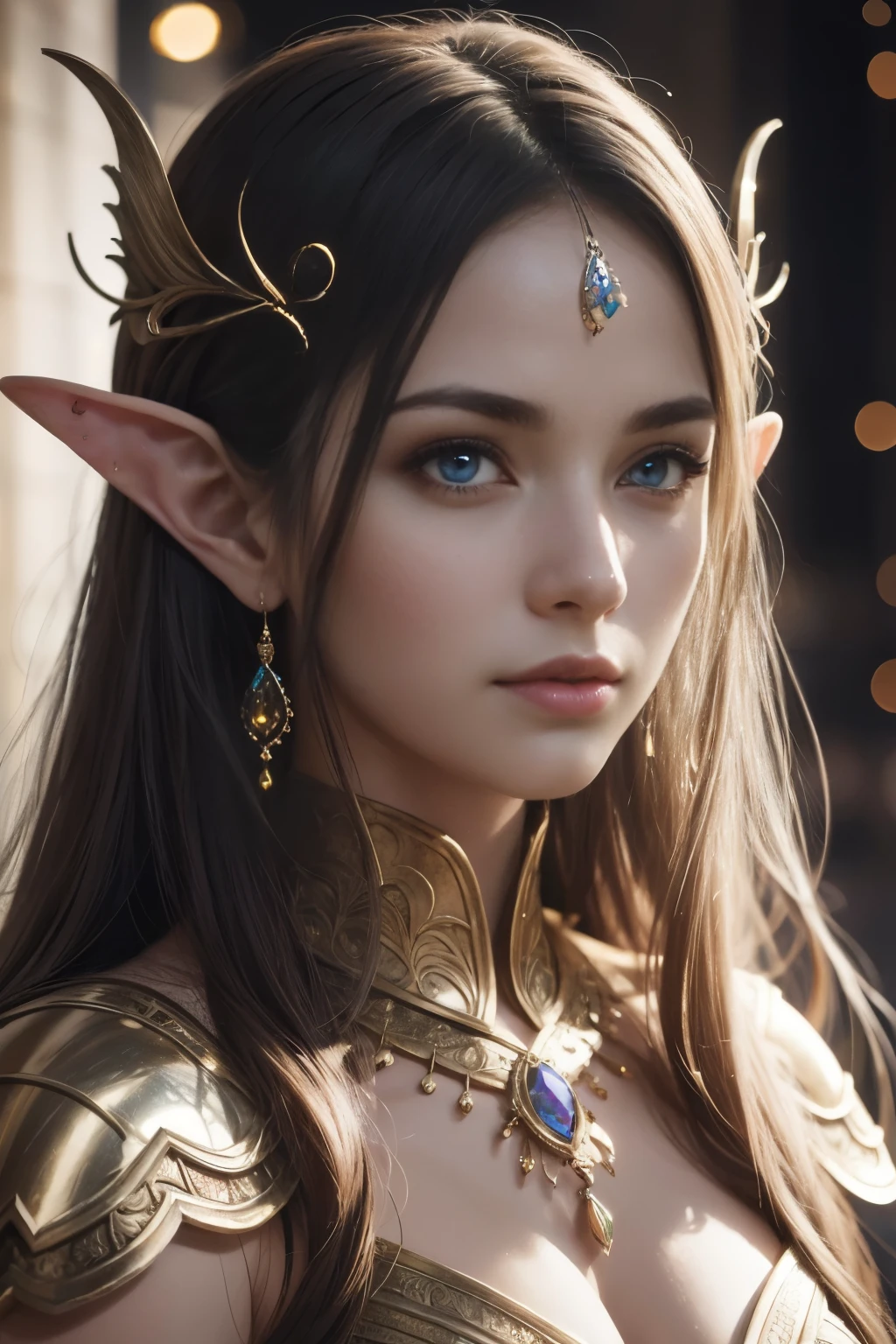 (Best quality, 4k, High-resolution, Masterpiece:1.2), Ultra-detailed, Realistic, Radiant lighting, Epoch Elves, Portraits, Fantastical colors, Fine art, Ethereal beings, Dreamlike, Whimsical creatures, Detailed facial features, Glowing eyes, Elven beauties, Ethereal glow, Mythical creatures, Harmonious composition, Dazzling colors, Stunning visual effects, Otherworldly appearance, Mesmerizing artistry, 