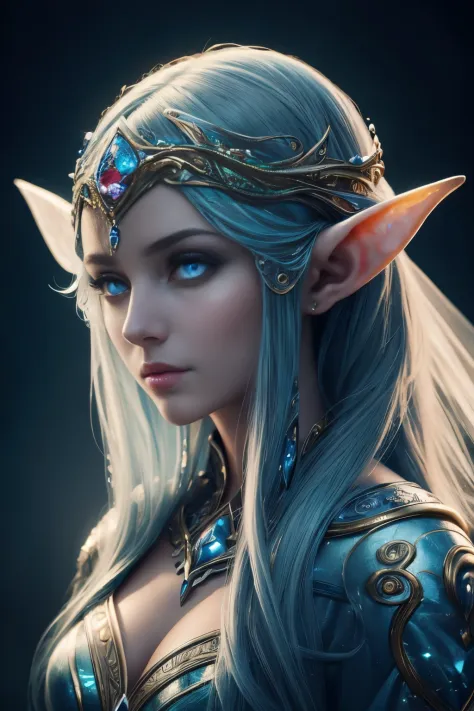 (Best quality, 4k, High-resolution, Masterpiece:1.2), Ultra-detailed, Realistic, Radiant lighting, Epoch Elves, Portraits, Fanta...