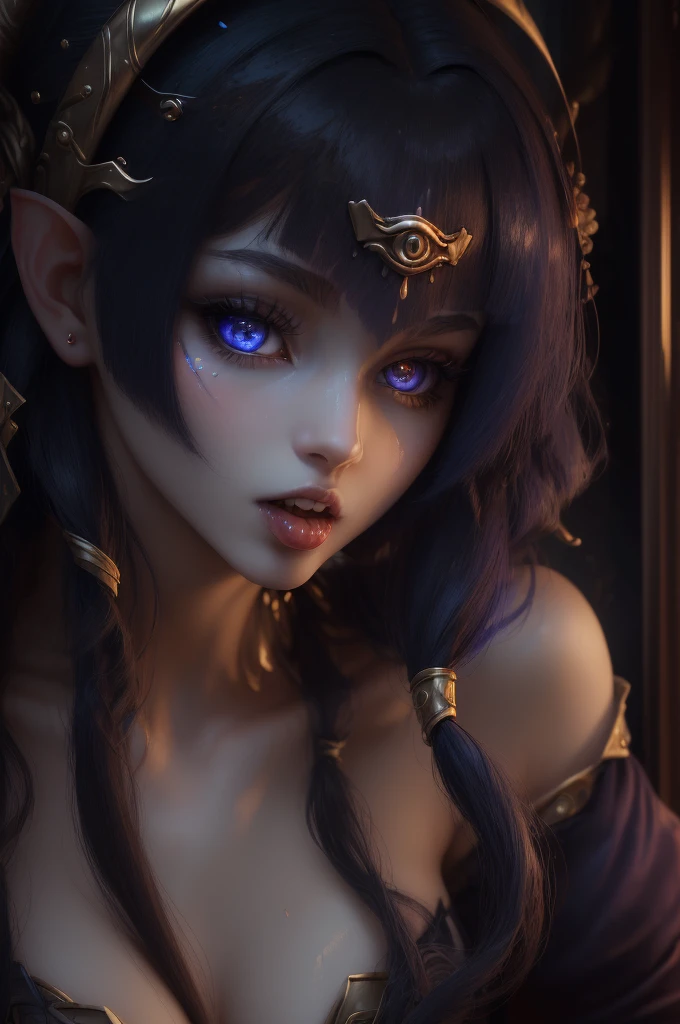 Vampire Girl , Masterpiece, ,(solo:1.1), a perfect face, (vivid lighting:1.2),beautiful detail eyes, extremely detailed face, perfect  lighting,Masterpiece, Best Quality, 1girl, pale skin, hairlong, 20years old , red eyes, fangs, A glass of blood in his hand, Complex hairstyle, Vampire Fangs, open mouth, sharp teeth, Vampire Fangs, in full height , seductive position,celestial goddess, Goddess of galaxies, Cosmic Goddess, He has a gentle and beautiful face, elf Angel,1Girl Elf, 1boy, solo, -face, Woman sucking a huge thick,Big dick,Licks in the first person, looking a viewer, facial focus,(8k, beste-Qualit: 1.2), (tmasterpiece: 1.37), (photo, photorealestic:1.37), (extra high resolution,insanely detailedRealistic eyes, beautiful detail eyes, (Realistic skin,1 girl,1 boy, suck,lick big dick