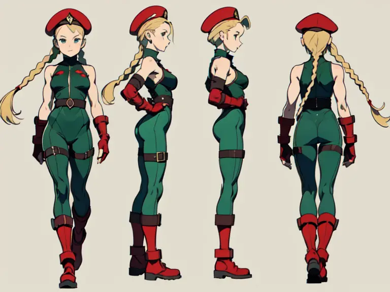 ((masterpiece)),(((best quality))),((character design sheet)), ((flat color, plain color)), concept, poses, masterpiece, best qu...