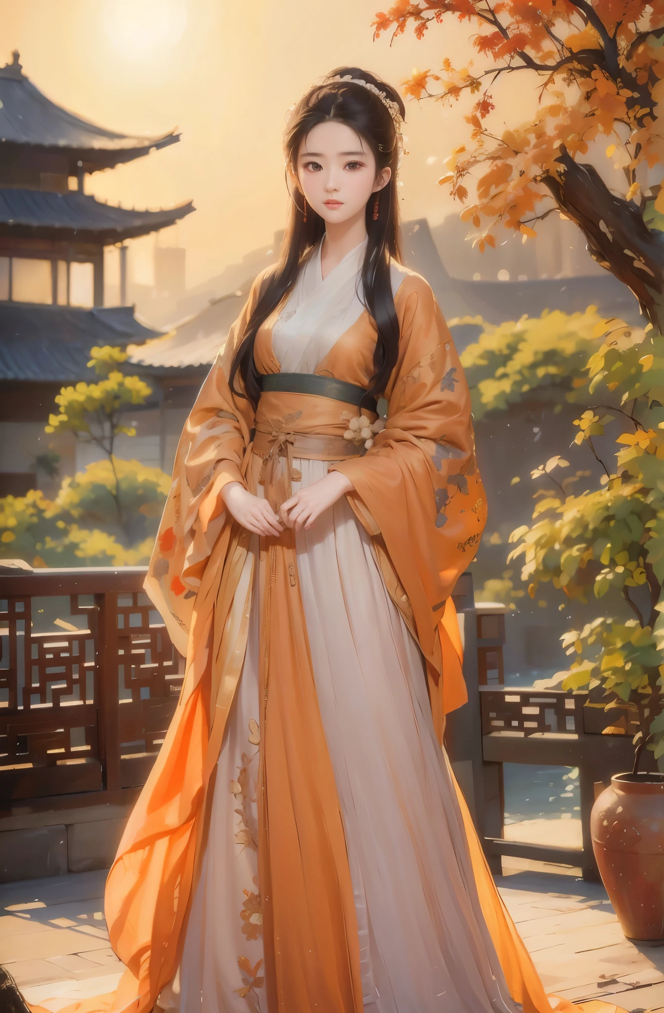 liuyifei, 1 garota, Hanfu, melhor qualidade, obra de arte,