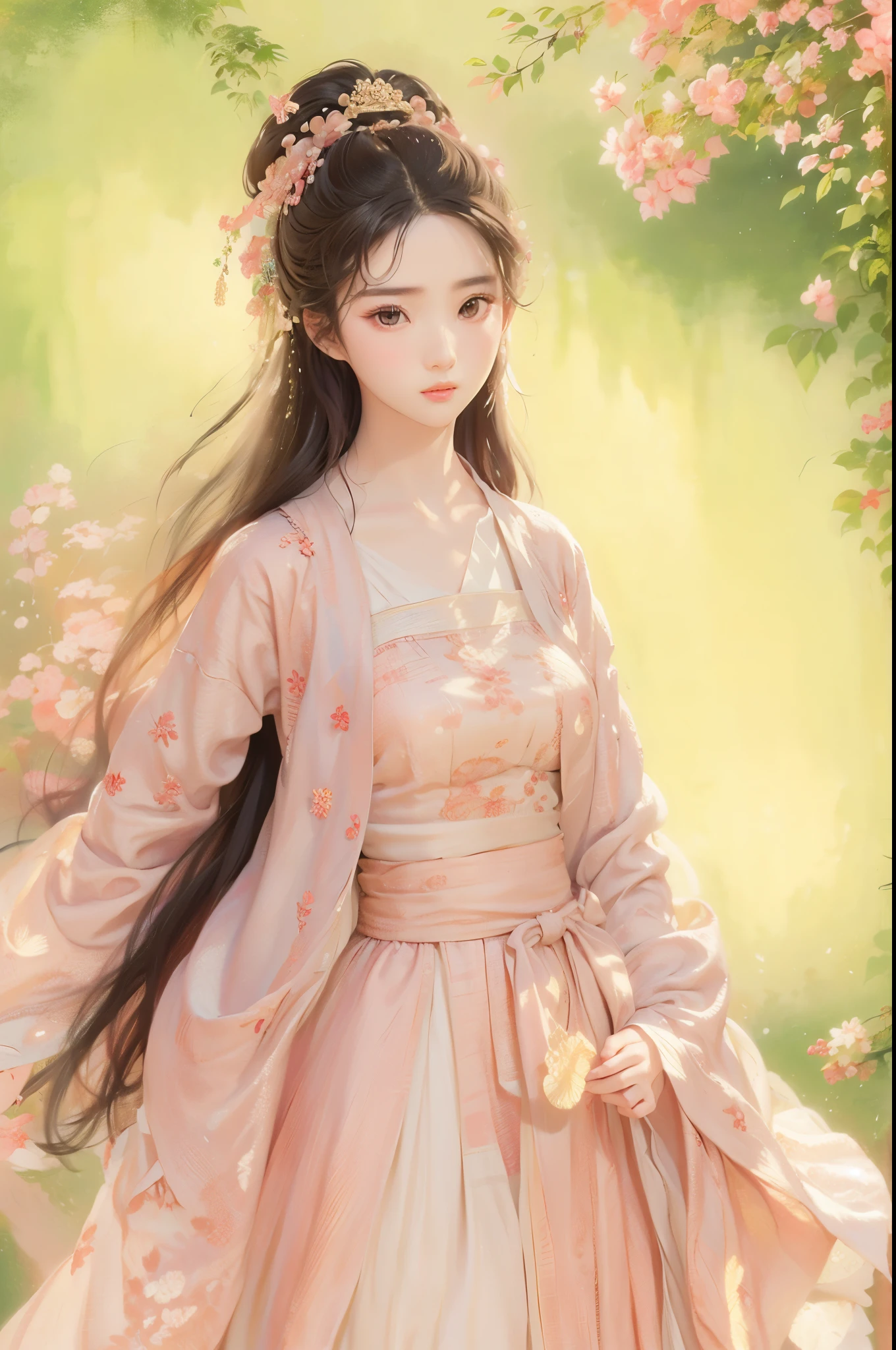 liuyifei, 1 garota, Hanfu, melhor qualidade, obra de arte,