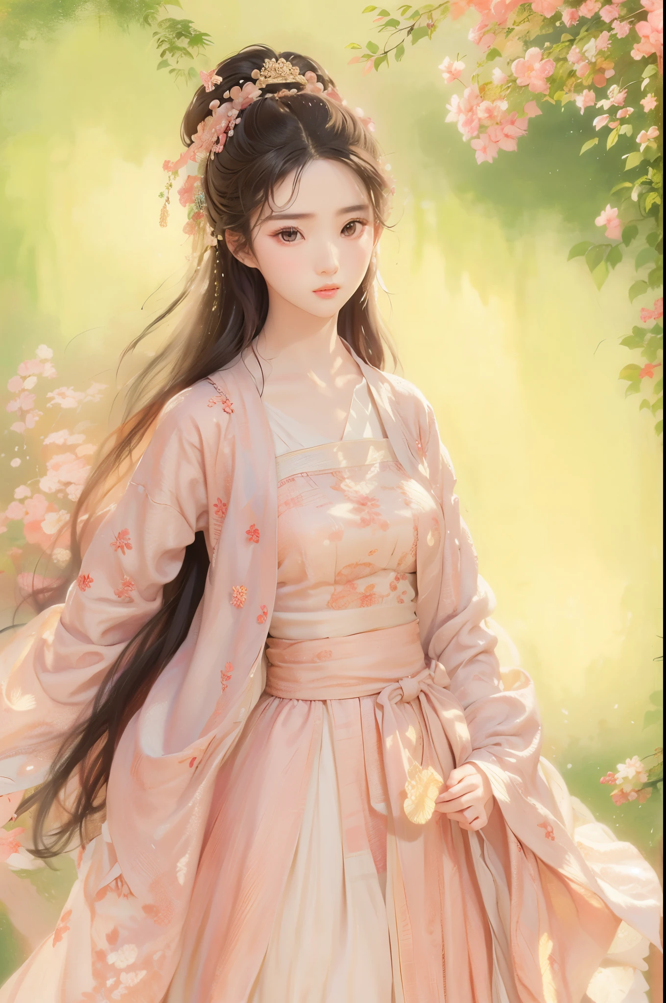 Liu Yifei, 1fille, hanfu, Meilleure qualité, chef-d&#39;œuvre,