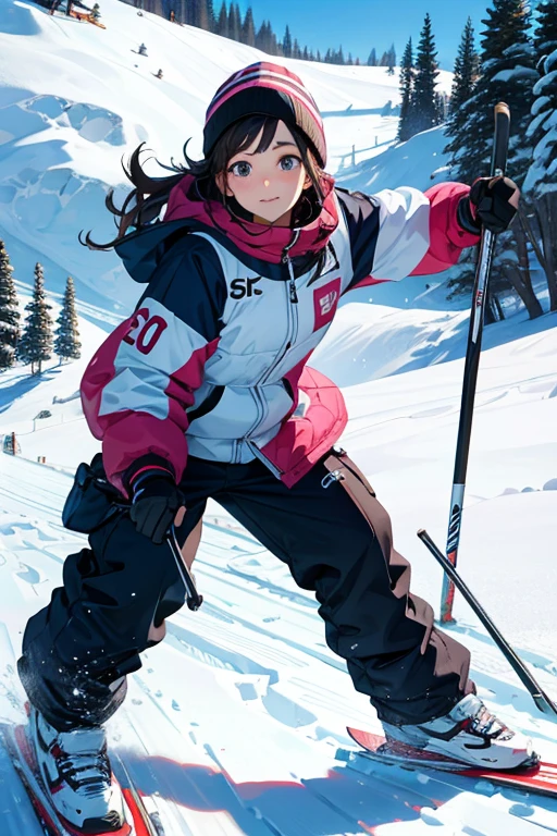 skiing、Beauty、30 years old