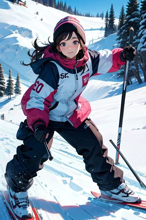 skiing、beauty、30 years old