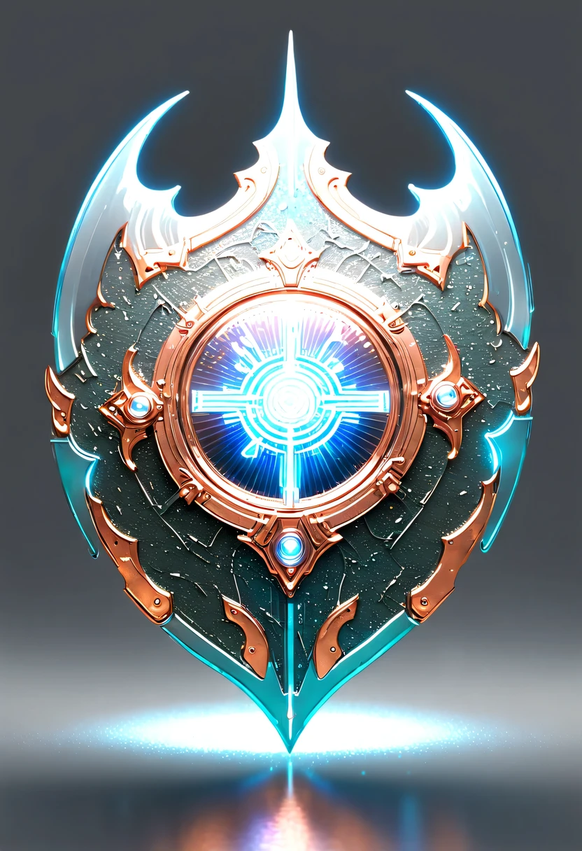 (8k, 16k, Award-winning, best quality, highest resolution, Super details, high detail, anatomically correct, masterpiece, stunning beauty), (金属shield: 1.3), 火焰内的魔法shield , shield, Detail decoration, Snowflake carving, exquisite craftsmanship , Legendary shields, Rare and precious, intricate details, 魔法shield由一种叫做山铜的金属制成, There are no gemstones, (Ancient characters are engraved on the inside of the shield: 1.2), Impeccable, platinum, white, Gold and silver, Trapped in a world of fire.