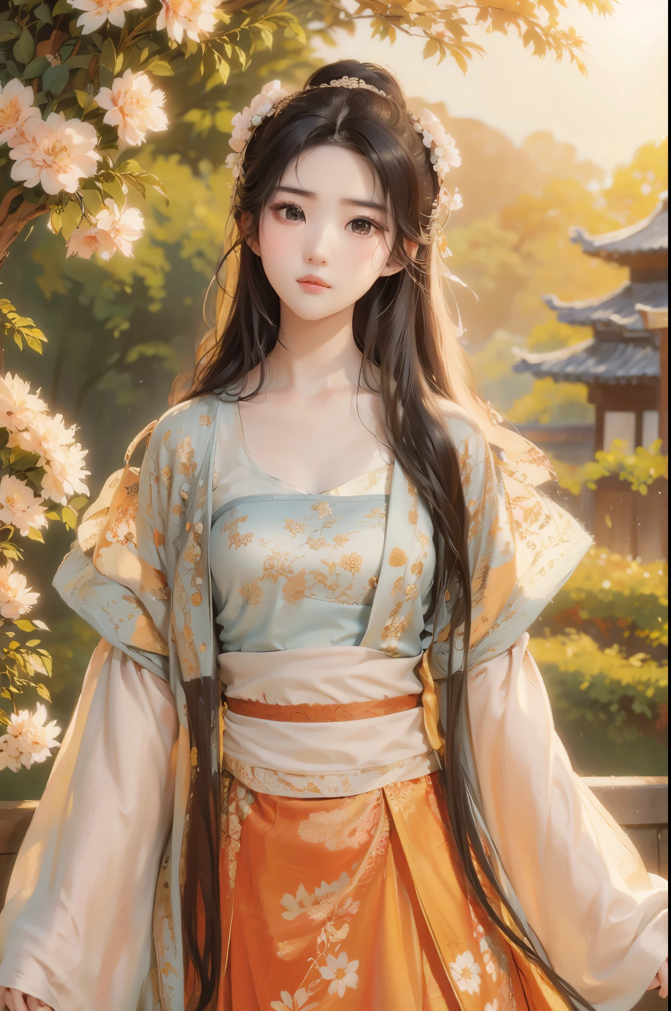 liuyifei, 1 garota, Hanfu, melhor qualidade, obra de arte,