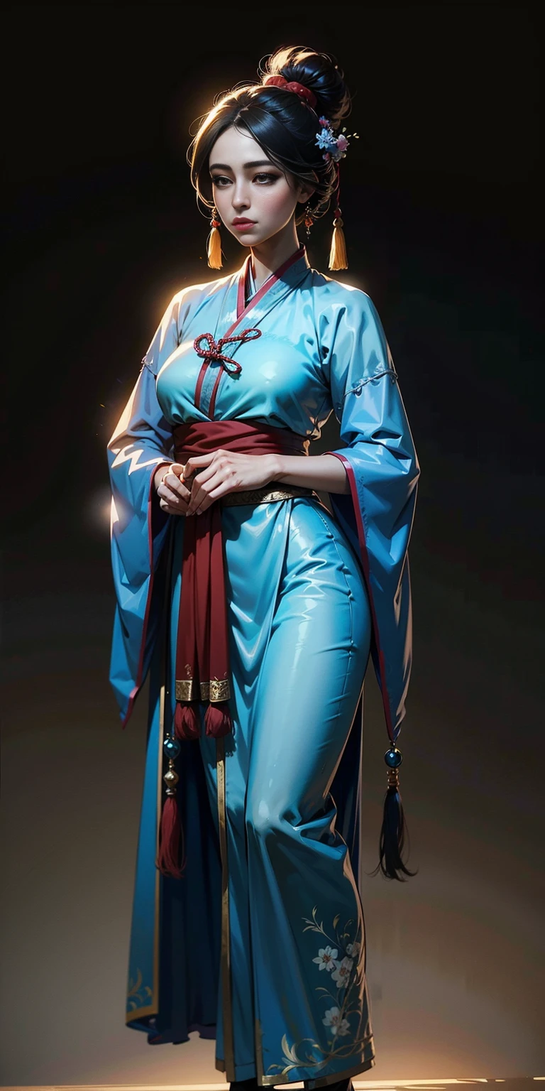 best quality, masterpiece,highly detailed,anime,1girl,hanfu,songstyle,song hanfu,song style outfits,perfect face,walking,simple background,
