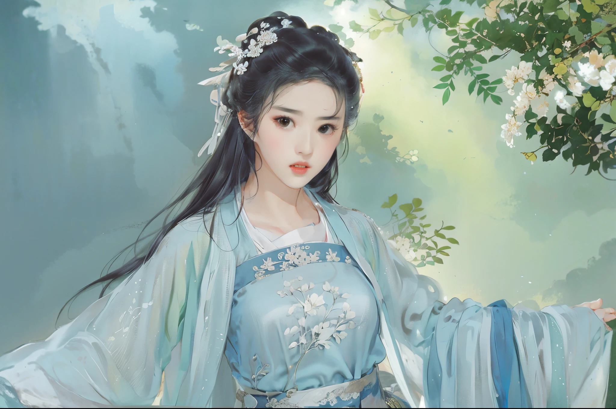 liuyifei, 1 chica, hanfu, mejor calidad, obra maestra,