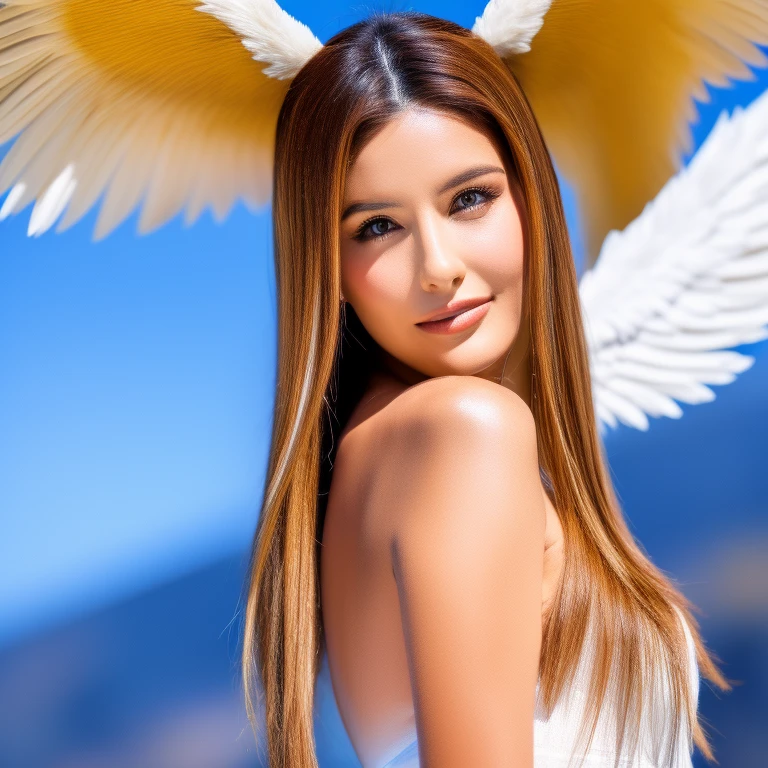 Angel　goddess　Good style　Winged Goddess　will make your wish come true　God of Love　God　large wings