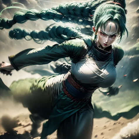 picture prompt: bulma, ronin samurai, big tits

(anime-inspired, energy ball, sci-fi vehicle, dragon balls, bulma, ronin samurai...