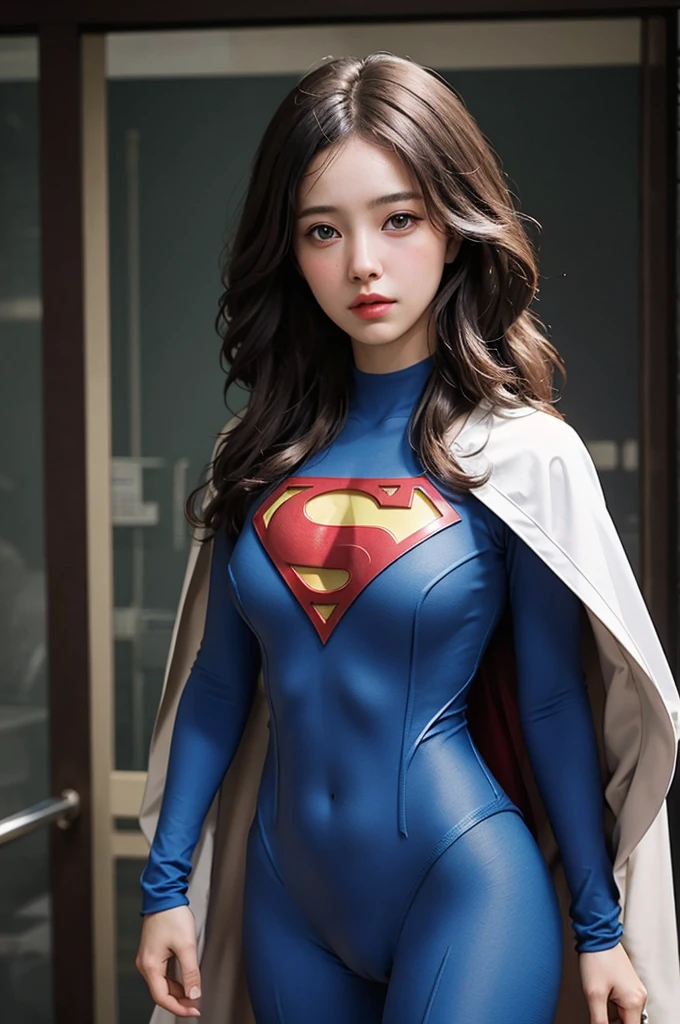 NSFW, hot, erotic, porn, nude, 1 girl, supermansuit, blue bodysuit - SeaArt  AI