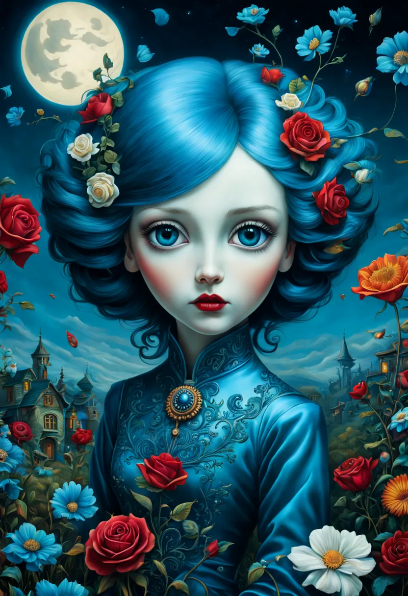 benjamin lacombe, Anne Sultan, Andy Keeho, Kincaid and Kandinsky, Ghost town full of ghosts, beautiful eyes, Magical land, night...