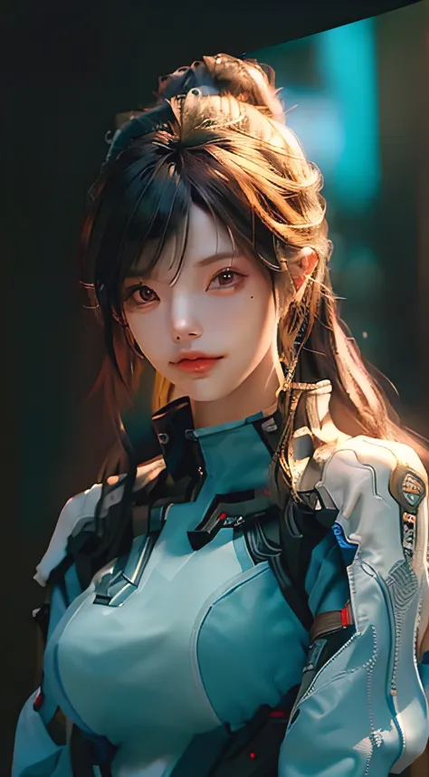 ((best quality)), ((masterpiece)), (detailed:1.4), 3D, Image of a beautiful cyberpunk woman,human development report (high dynam...