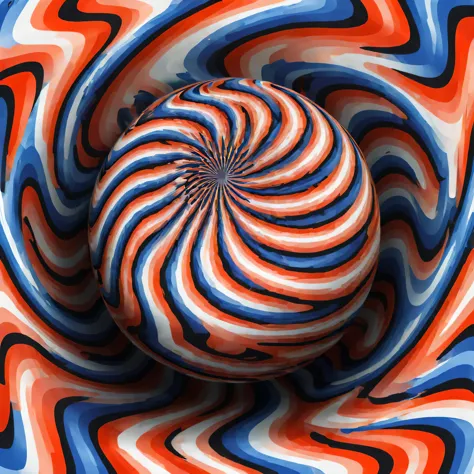 光学illusion，Optical illusion，
Ottie,
illusion,
move,
spinning,
spiral,
ball,
eddy,
rotate