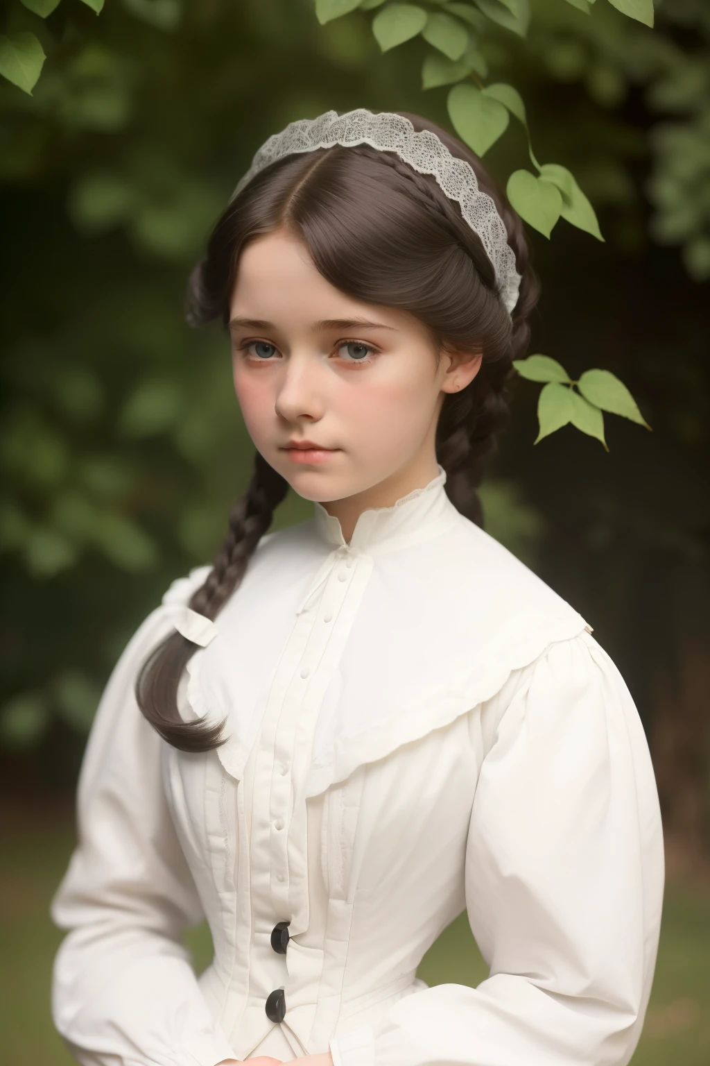 Лондон, 1895. а ((((15-летний)) Пиппа Кросс)), очень красивый и кукольный, нежный, в садах женского интерната. ((((белый из 19 века)))), ((прическа с черными локонами из 10-х))