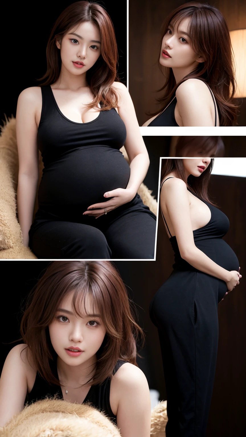 huge pregnant:1.2), 16k resolution, 1 beautiful athletic pregnant woman -  SeaArt AI