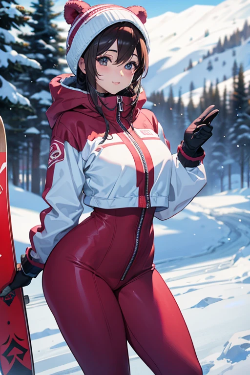 ski wear、beautiful mature woman、meaty、Glamour