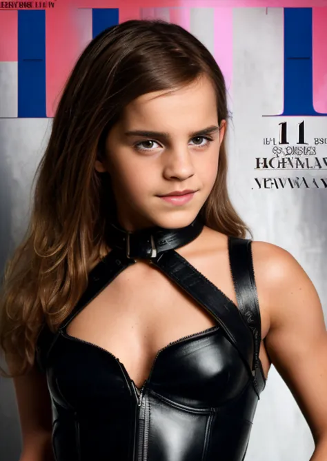 Emma Watson Pov Porn - Full body photo of a sexy emma watson wearing leather biker gear - SeaArt AI