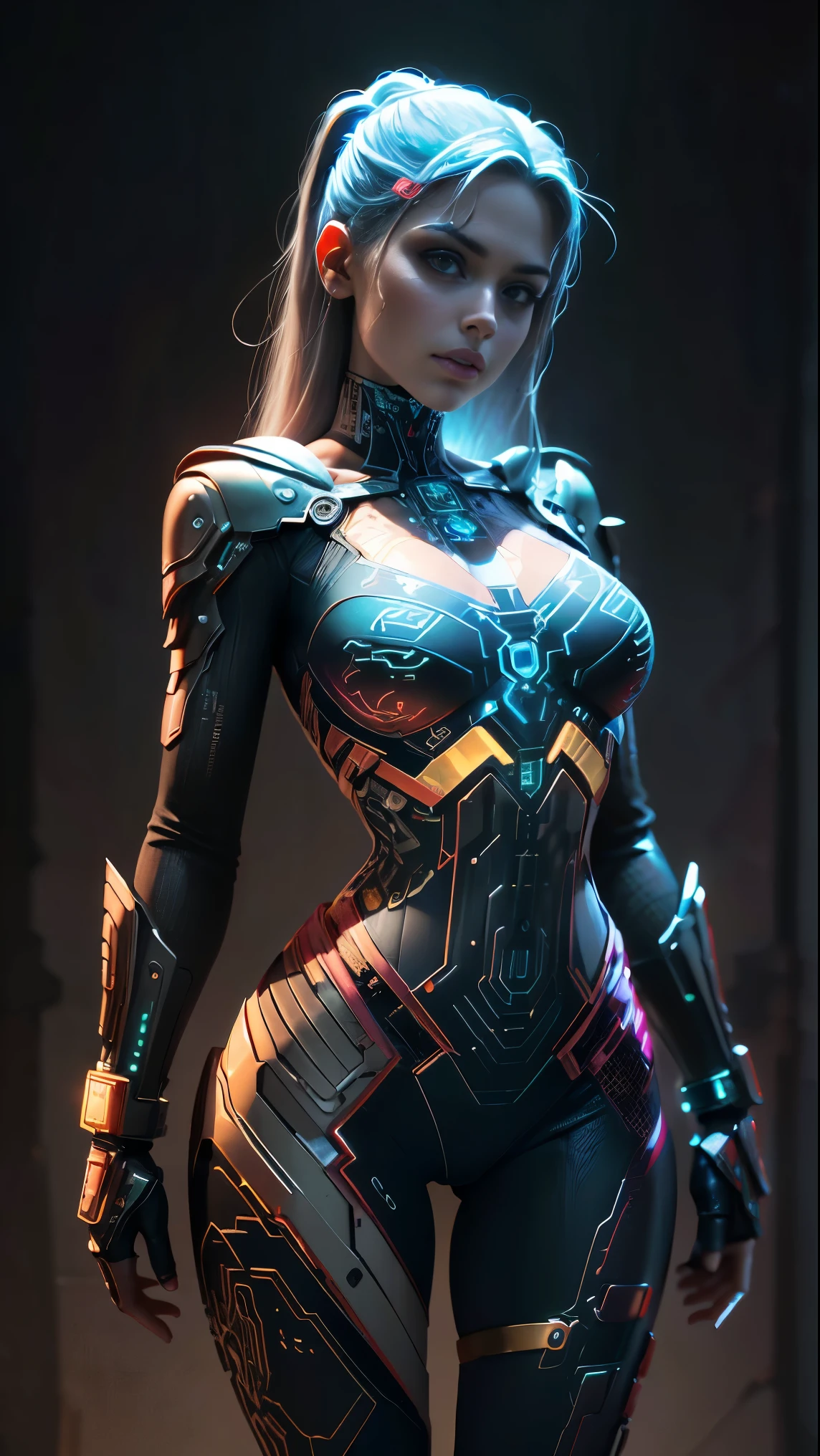 ((best qualityer)), ((Masterpiece artwork)), (detailded: 1.4), ..3d, an image of a beautiful cyberpunk supergirl woman,HDR using Superman letter S on the chest (high dynamic range),ray tracing,nvidia RTX,Super-Resolution,irreal 5,Subsurface scattering, PBR Texture, Post-processing, anisotropic filtering, Depth of field, Maximum clarity and sharpness, Multilayer textures, Albedo and Specular maps, surface shading, Accurate simulation of light-material interaction, perfectly proportions, octan render, Two-tone lighting,Wide opening,Low ISO,White balance,thirds rule,8K BRUT,CircuitBoardAI,