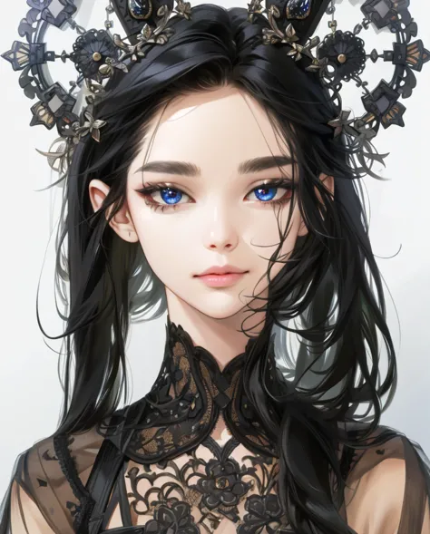 (absurd, high resolution, super detail), beautiful girl, intricate details, enlarged textures, intricate details, fine eyes and ...