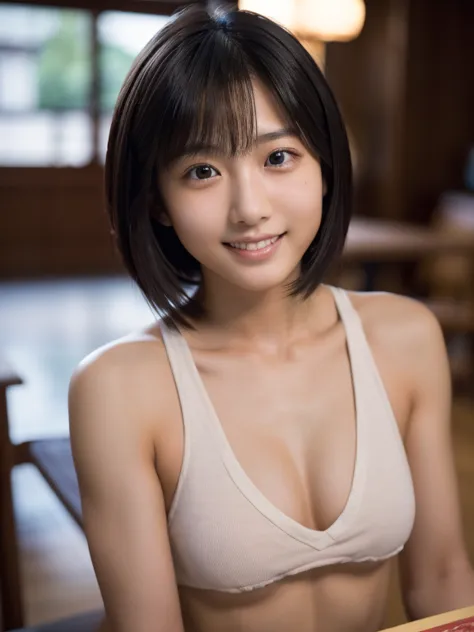 ((Completely naked body))、(美しい20-year-oldのメラネシア人女性のエディトリアル),  (highly detailed face:1.5), (sultry seductive smile:1.2), (muscle ...