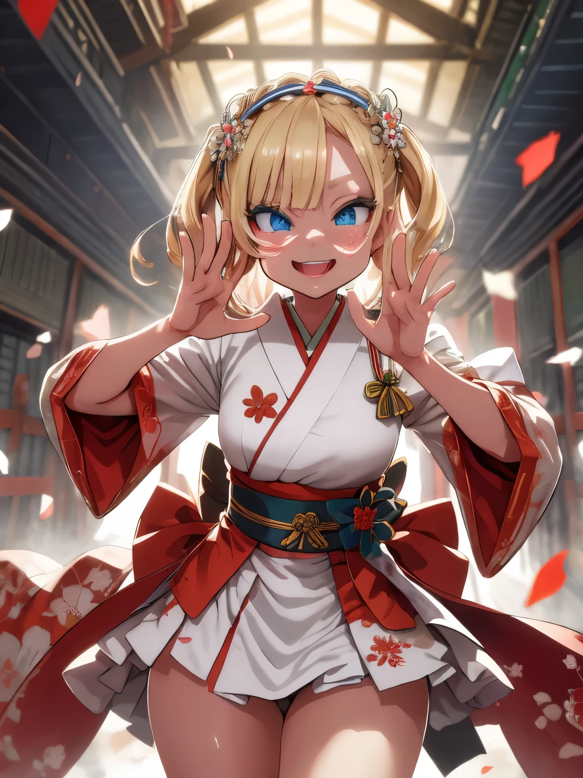 (傑作), (妖精)
表情豊かな目, 笑顔, 姫カット, 勝利のポーズ, 大日本帝国 日本