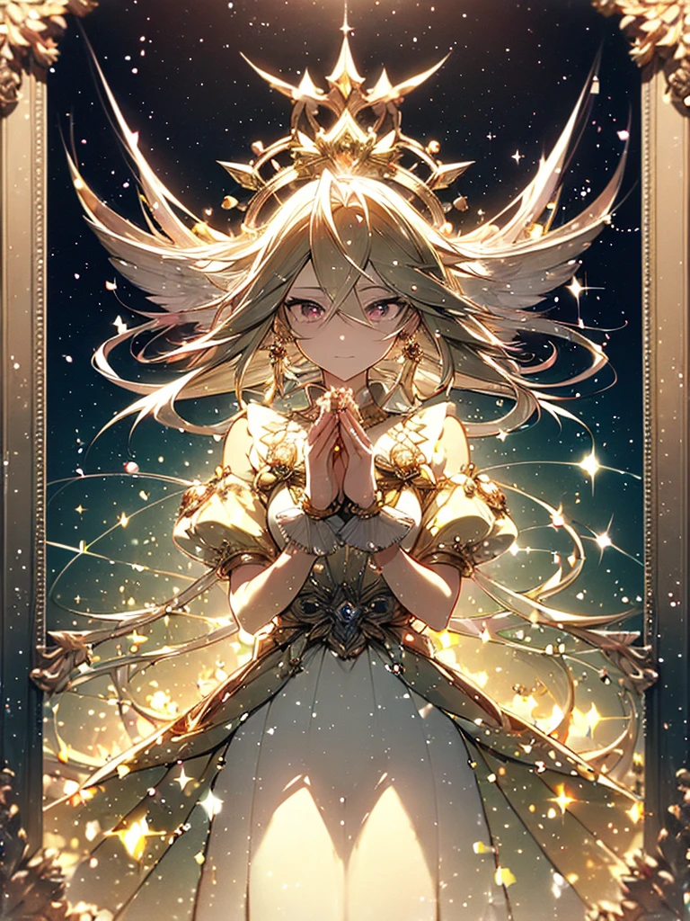 With topaz motif,Pretty, two person, yellow hair, ahoge, hair behind ear, hime cut, crystal hair,  flower,water, pupils sparkling, diamond-shaped pupils, Genre painting, sparkle, reflection light, move chart, anatomically correct, textured skin, super detail, high quality, highres,Fine-grained skin,The big picture,garnet-like beauty,It's like a jewel,Diamonds scattered around,Fine-grained light,masterpiece,bust,silk,mysterious,(Detailed Hair)++++,Worthy of God,Reflected light,Composition in motion,Detailed clothing,Trending,Detailed pupils,dress,jewel hair,Realistic light,profile,yellow,tachi-e, Fujifilm, from side,anatomically correct, award winning, high details, ccurate, UHD, tachi-e,light powder,emerald,(Detailed Hands)+++,,jewel,yellow flower,,Detalied jewel,ultra Dateiled,mysterious jewel,piano,
