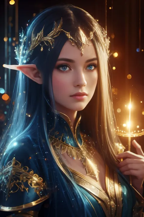 (best quality, 4k, high-resolution, masterpiece:1.2), ultra-detailed, realistic, radiant lighting, epoch elves, portraits, fanta...