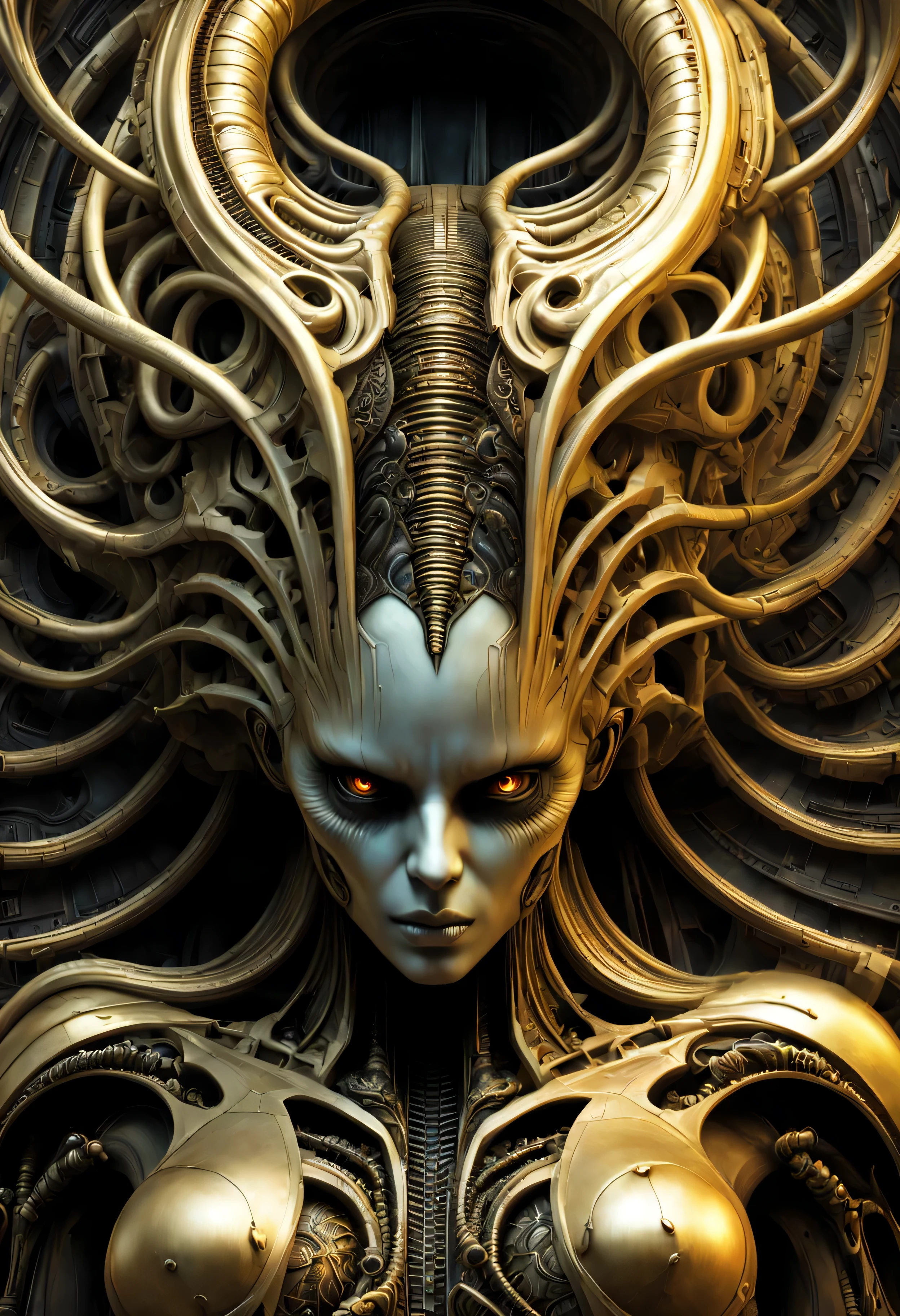 CyberZomb, SF, intricado aRtwoRk masteRpiece, esquerda, proporção áurea, tendências na cgsociety, intricado, épico, Tendências no artstation, por artgerm, h. R. Giger e Beksinski, altamente detalhado, vibrante, produção de renderização de personagens cinematográficos, modelo de ultra alta qualidade,