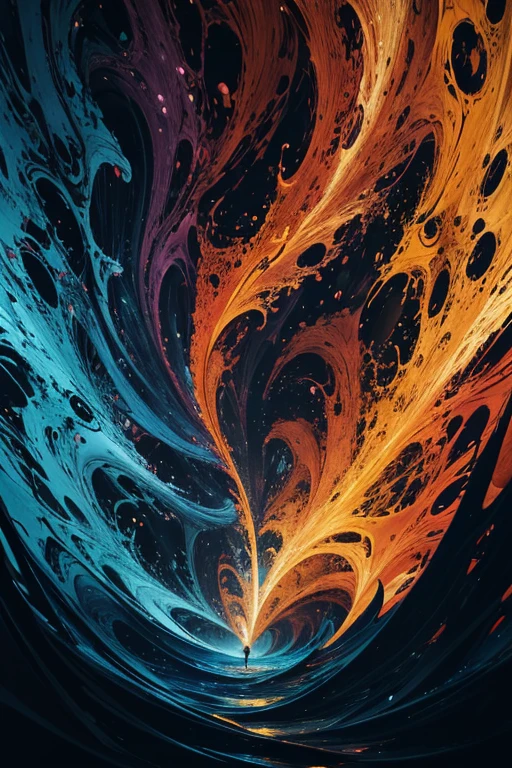 (best quality,4k,8k,highres,masterpiece:1.2),ultra-detailed,abstract art,expressive brushstrokes,vibrant colors,bold and dynamic composition,fluid and organic shapes,energy and movement,playful textures,impressionistic style,harmonious color palette,seamless blending of colors,light and shadow contrast,bold visual impact,unique and imaginative interpretation,surreal elements,mysterious atmosphere,unconventional perspectives,emotional depth,thought-provoking,artistic freedom.