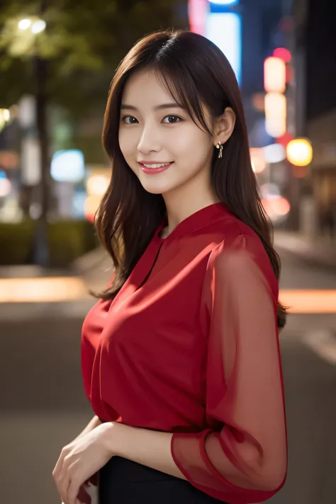 1 girl, (wearing a red blouse:1.2), Beautiful Japan actress,
(RAW photo, highest quality), (realistic, Photoreal:1.4), masterpie...