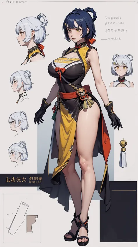 girl, solo, full body, from head to toe, standing, (Huge_Breasts:1.3),

Character Design Sheet, character reference sheet, chara...
