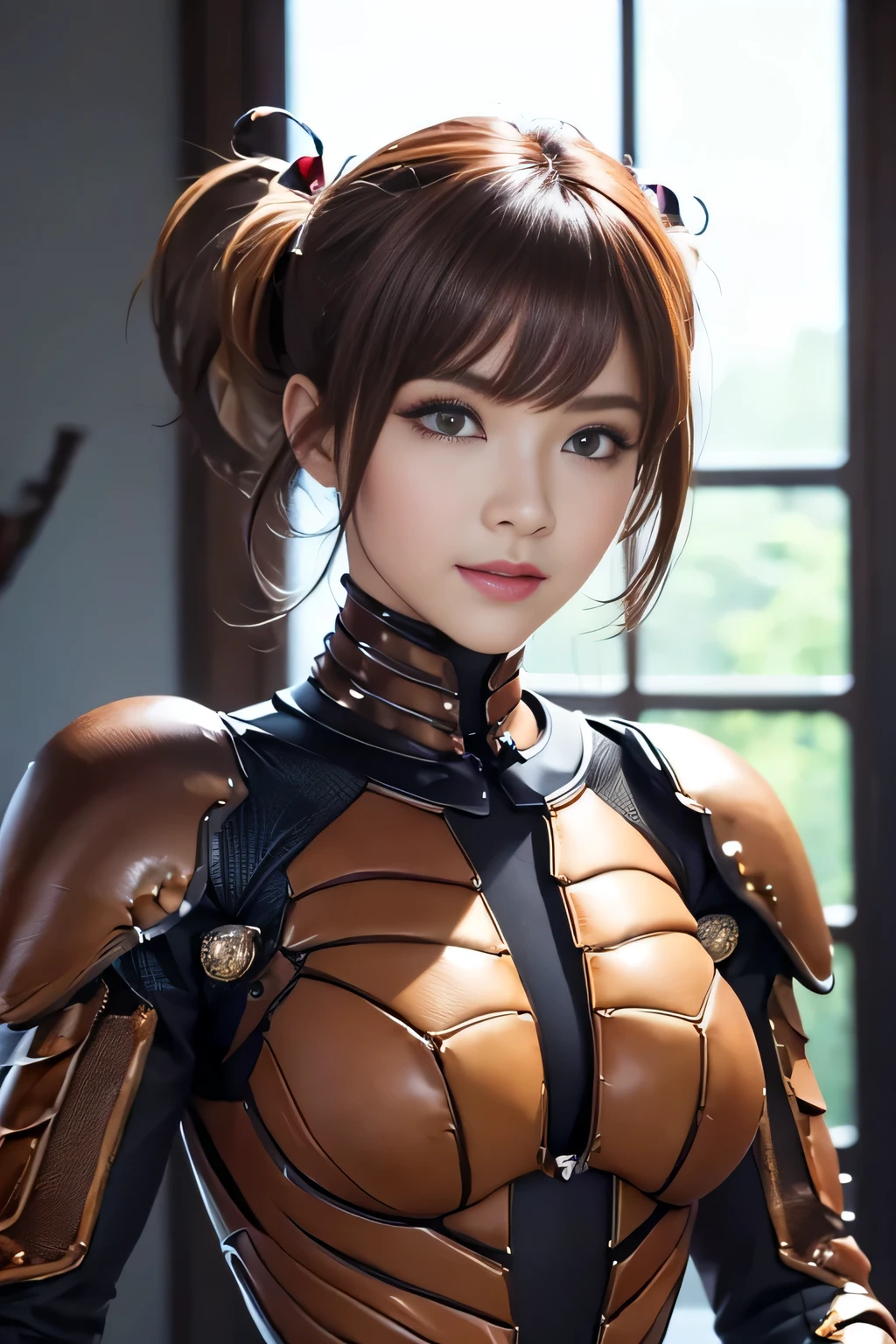 (High resolution,masterpiece,highest quality,Very detailed CG, anime, official art:1.4), realistic, photograph, amazing detail, all complicated, luster and luster,great many layers, 8k wallpaper, 3D, sketch, cute, figure,( alone:1.4), perfect female proportions,villain&#39;s daughter, (Fusion of dark brown cockroach and lady:1.4), (brown cockroach form lady:1.2), (brown cockroach woman:1.2), (Fusion:1.2), (alone:1.4), (evil smile:1.2), muscular, abs, (Cockroach brown exoskeleton bio insect suit:1.4), (Cockroach brown exoskeleton bio insect armor:1.2), (brown transparent cockroach feathers:1.4), (brown cockroach antenna:1.3),