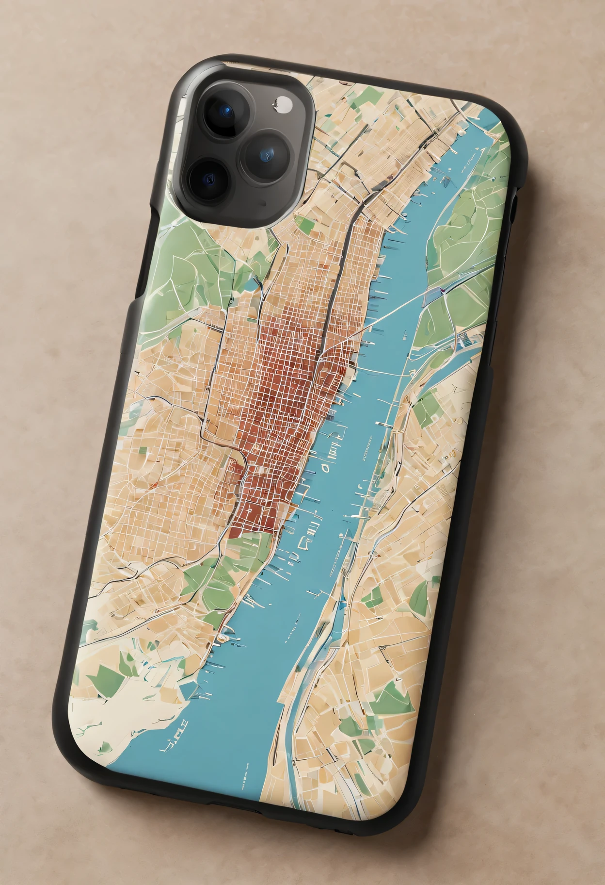 Tips for generating a stable diffuse image of a sticker on a phone case can be as follows: Map on mobile phone case,Phone case design,Map map,Illustrated map (best quality,4K,8k,high resolution,masterpiece:1.2),Super detailed,(actual,photoactual,photo-actual:1.37),bright colors,sharp focus,Physically based rendering,Creative,hand drawn style,detailed landscape,city View,geographical features,street name,Popular landmarks,customizable Phone case design,Cartography,Exquisite details,A unique perspective,Mobile phone accessories,travel inspiration,A map lover&#39;s dream