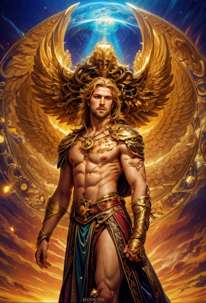 um retrato de(( um homem belo como os Deuses )), ((peitoral forte e largo)), pernas fortes e musculosasin high definition, em 8K de ((um homem)) de 18 anos, (( Homem)), Deus do Mar, Deus do Oceano, Luthien, arte de deus, Deus da mitologia grega, Deus da Lua, Deus do amor e da paz, deus bonito, Mitologia do Deus da Terra, o deus Eros, Um retrato impressionante de um deus, Frank Kelly Freas, Estilo Karol Bak, ((beautiful face)), Ultra Definition, melhor qualidade, 32k ultra , Ultra HD