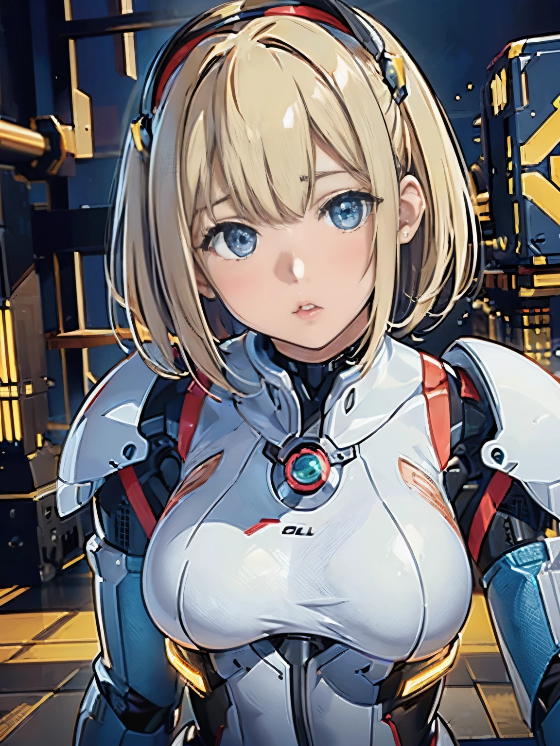 ((((solo:1.6))))、未来的な白い光沢のある重装甲ロボットスーツを着たchicaが写真を撮る、perfect android chica, cuerpo cyborg ginoide, mujer cyborg anime perfecta, hermosa mujer androide!, robot femenino, totalmente robotizado!! chica, Cute cyborg chica, traje cibernético, メカサイバーアーマーを着たchica, traje cibernético, beutiful white chica cyborg, hermosa mujer androide, Beautiful chica cyborg、Cute cyborg chica with short bob hair、Modelo de huecograbado Android Beautiful Girl、(risa)、((Armadura de pecho masiva blanca redondeada:1.6))、(((robot chica)))、(((美しいchicaアンドロイド)))、(((Cara esperando beso:1.6)))