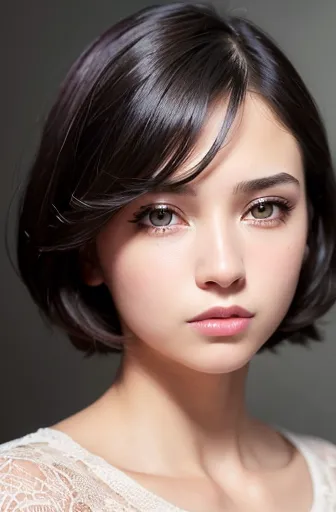 (masterpiece:1.3), (8k, realistic, raw photo, highest quality: 1.4), (1 girl), beautiful face, (realistic face), (black hair, sh...