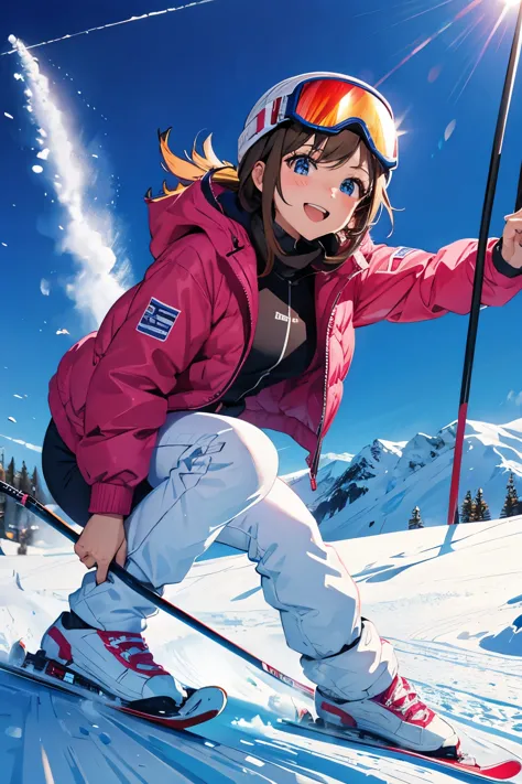 skiing women、glamour